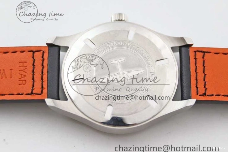 MIROTIME 0503 UrbanStyle Mark XVIII IW327012 SS M+F 1:1 Best Edition White Dial on Black Leather Strap A 7054